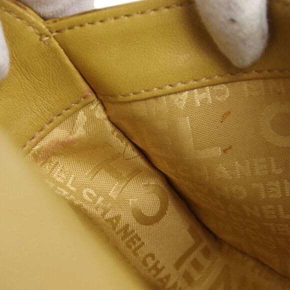 Chanel Beige Lambskin Choco Bar Shoulder Bag 99374 - Picture 6 of 14